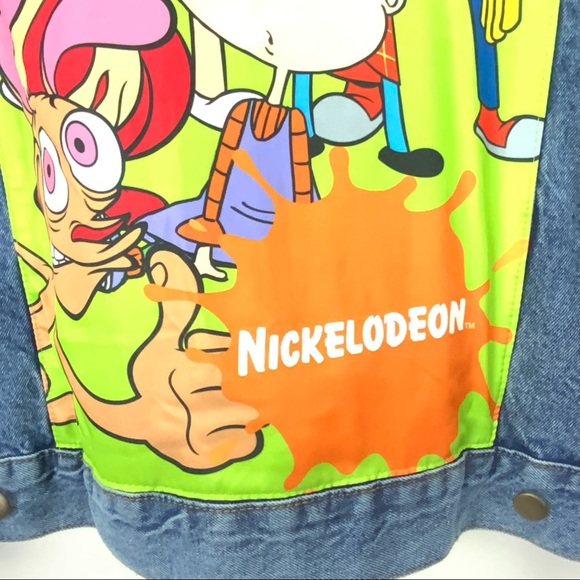 NWT NICKELODEON Jean Jacket Rugrats Size L - Picture 5 of 7